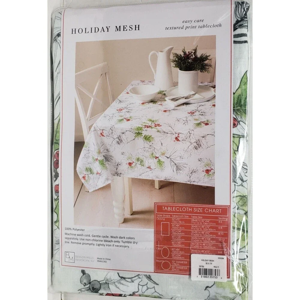 1 Fabric Tablecloth,52